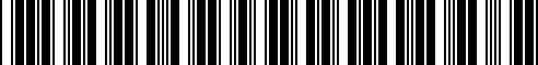 Code à barres pour 12521744633
